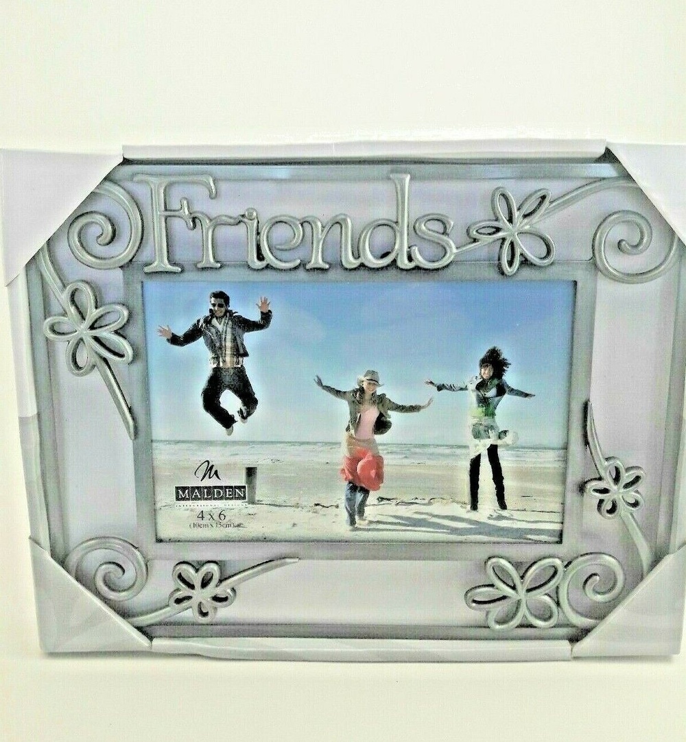 Malden Friends Pierced Die Cast Expressions Frame, 4 by 6-Inch